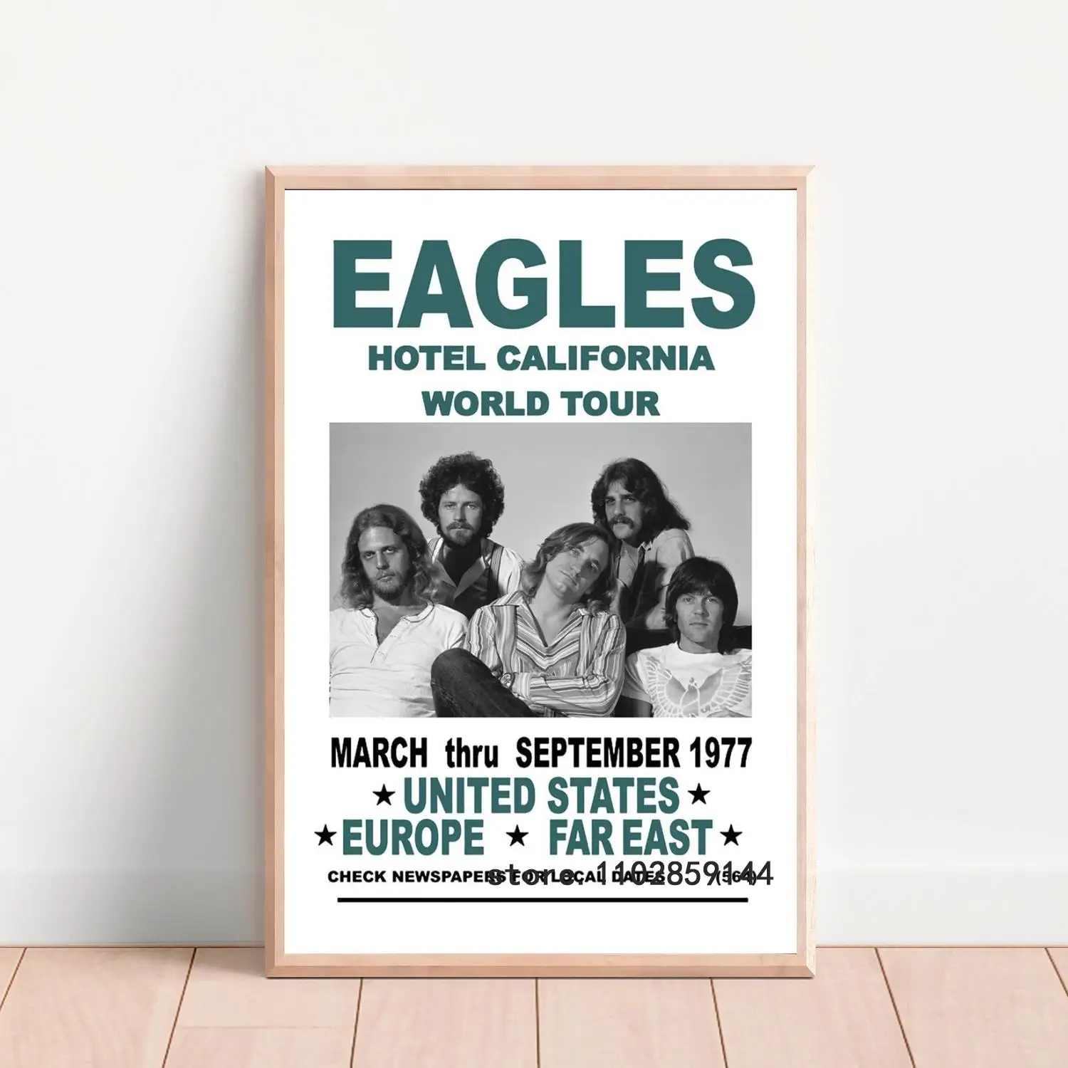 S n f Eagles bant Poster dekorasyon sanat duvar sanat ki iselle tirilmi hediye Modern aile 4 - Eagles Band Store