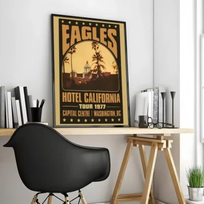 The Eagles Band Album Wall Art