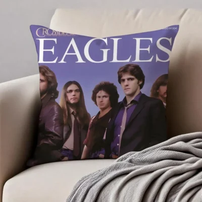 Rock Band The Eagles Iconic Throw Pillow