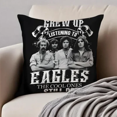 Rock Band The Eagles Classic Throw Pillow