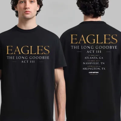 New Design Eagles Band Logo T- Shirt