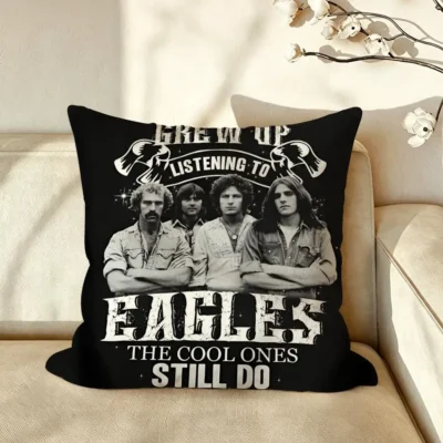 Band Eagles Vintage Design Throw Pillow