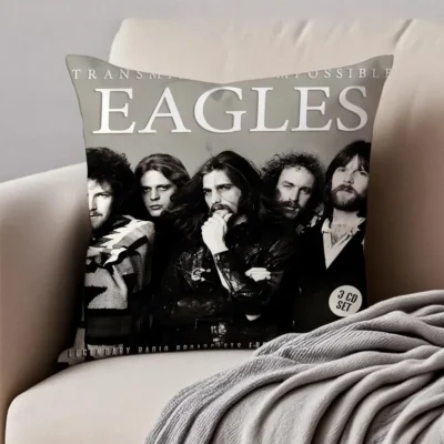 Rock Band The Eagles Timeless Throw Pillow