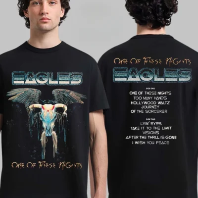 Hot Band Eagles Nostalgic T- Shirt