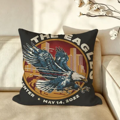 Band Eagles Album Throw Pillow
